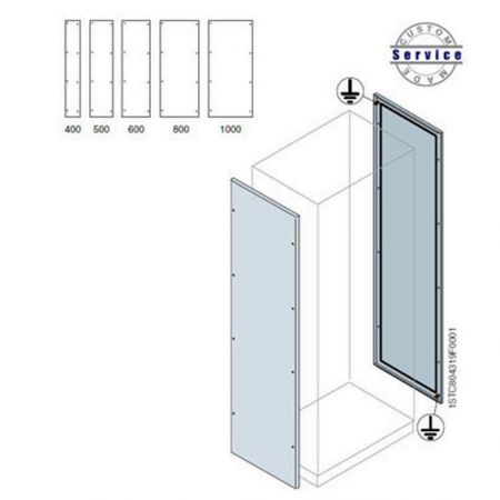 EL2060EMCK Глухая боковая панель 2000x600 мм.  (hxd)