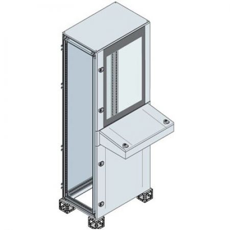 ES1800MF2K Шкаф для установки ячеек 1800x1000x1000 мм. с кабельным отсеком шириной 200 мм.