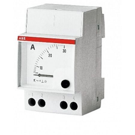 (2CSM420270R1001) SCL2SCALA5A60MV Амперметр аналог.  включення через шунт  на DIN-рейку для DC, ABB