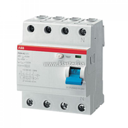 (2CSF204001R4400) F204 AC-63/0,5 пристрій захісного відключення, ABB