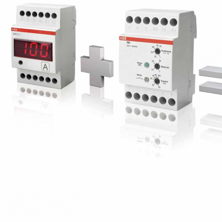 (2CSM274693R1011) AMTD-1-R Вольтметр цифровий  з реле на DIN-рейку, АС/DC, ABB