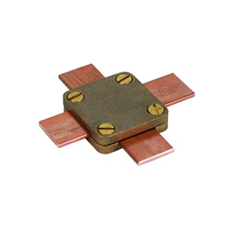 (2CTH0HAA2672) COPPER TAPE BRASS CLAMP WITH CREW STAPLE 30CM FOR TILE AND SLATE, ABB
