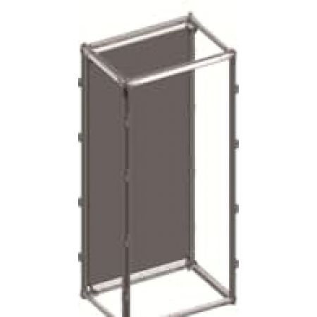 (1/10RG6) 2CPX045667R9999 1/10RG6    Frame w. Rearwall, ABB
