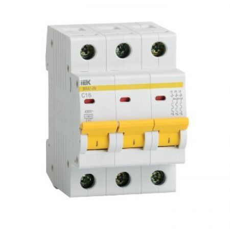 (MVA20-3-025-B) Авт. выкл. ВА47-29 3P 25A 4,5кА х-ка B IEK