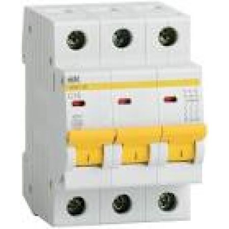 (MVA20-3-001-D) Авт. выкл. ВА47-29 3P  1A 4,5кА х-ка D IEK