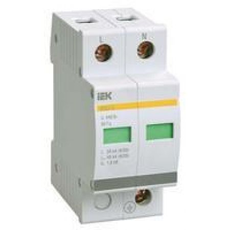(MOP20-2-C) Огр. имп. перенапр. ОПС1-C 2P In=20kA Un=400B Im=40kA IEK