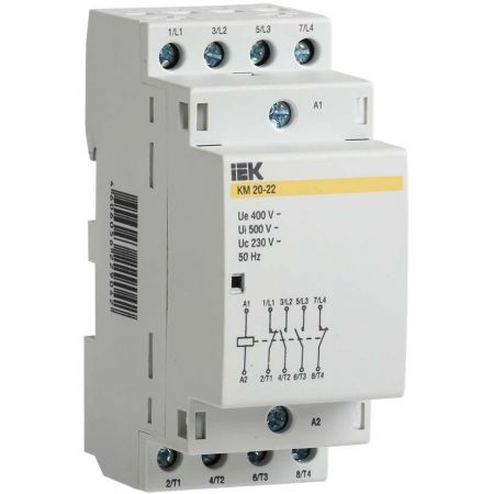 (MKK20-20-22) Контактор модульный КМ20-22 AC IEK
