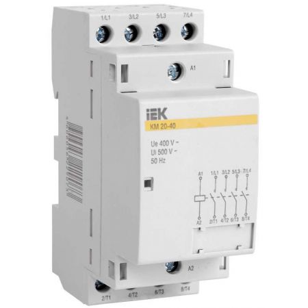 (MKK20-40-40) Контактор модульный КМ40-40 AC/DC IEK