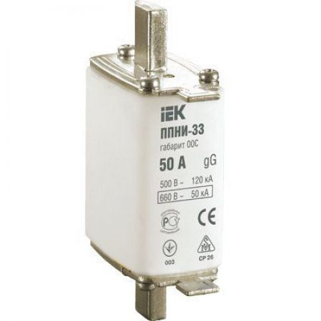 (DPP11-125) Плавкая вставка предохранителя ППНИ-33  габарит 00С 125А IEK