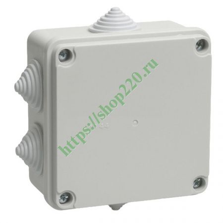 (UKO11-100-100-050-K41-44) Коробка КМ41233 распаячная для о/п 100х100х50мм IP44