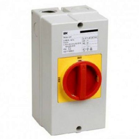 (BCS33-010-1) Переключатель кулачковый ПКП10-13/K 10А "откл-вкл" 3Р/400В IP54 IEK