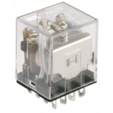 (RRP10-3-10-012A-LED) Реле РЭК77/3(LY3) с индикацией 10А  12В АC IEK