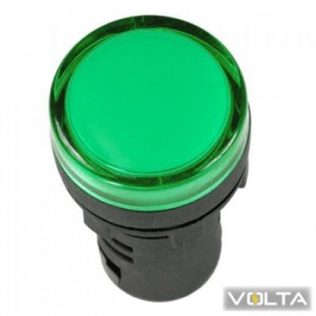 (BLS10-ADDS-024-K06-16) Лампа AD16DS LED-матрица d16мм зеленый 24В AC/DC IEK