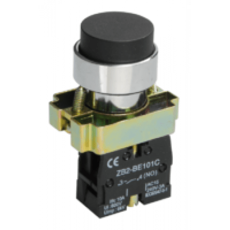(BBT70-BL-K02) Кнопка управления LAY5-BL21 без подсветки черная 1з IEK