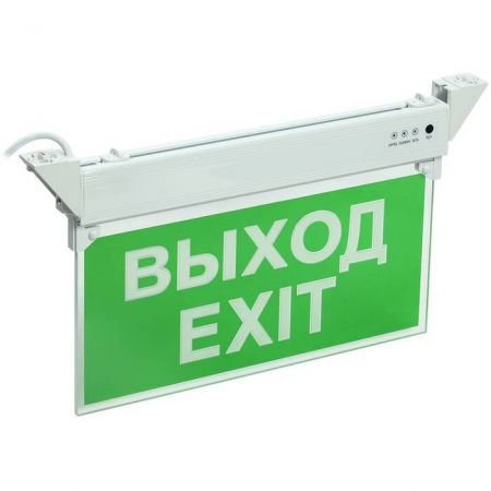 (LSSA0-2101-3-20-K03) ССА 2101 Светильник аварийный, 3ч, 3Вт, ВЫХОД-EXIT, IP20 IEK