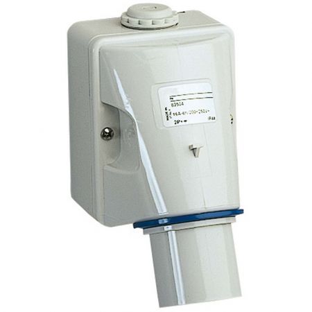 (83504) ВИЛКА PK НАСТІН.З КОР 16А 2Р+Е 250В IP44