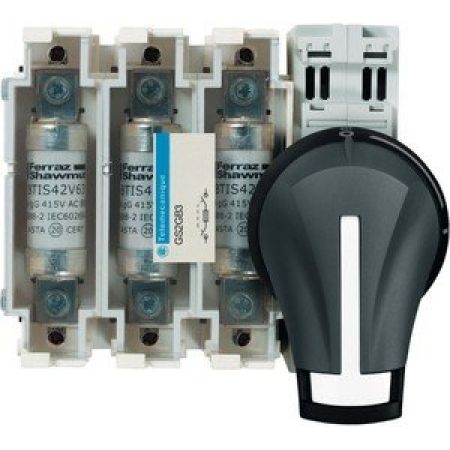 (GS2AHT540) ЗОВН.ПЕРЕДН.РУЧКА 100..400A IP65 ЧЕРВОН.
