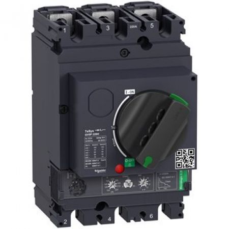 (GV5P220H) АВТ.ВИМ ЗАX ДВ TESYS GV5 220A/70kA TM