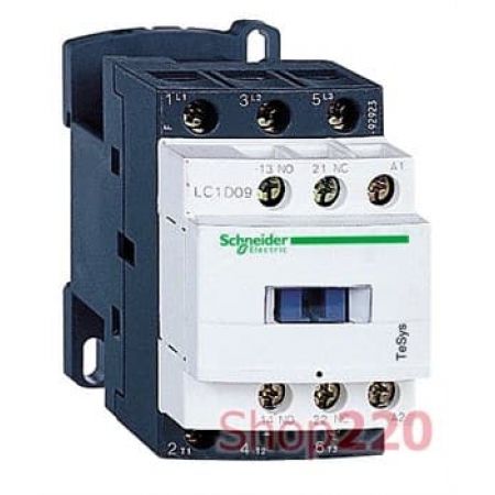 (LC1D09G7) КОНТАКТОР 3P 9A AC3 ~120В
