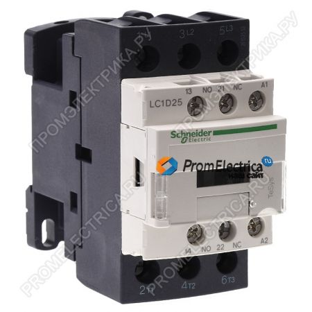 (LC1D38D7) КОНТАКТОР 3P 38А AC3 1NO 1NC
