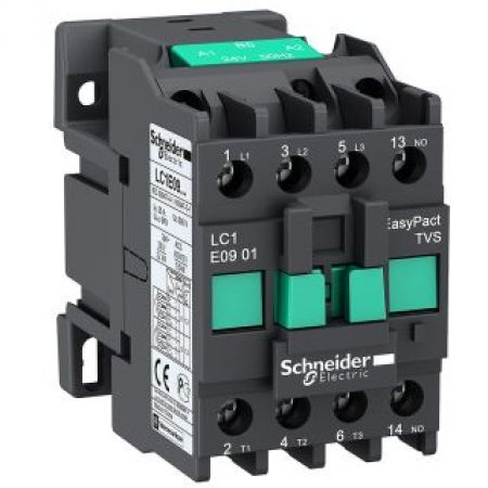 (LC1E3801E5) КОНТАКТОР 3Р Е 1NC 38А АС3 ~48В 50 ГЦ