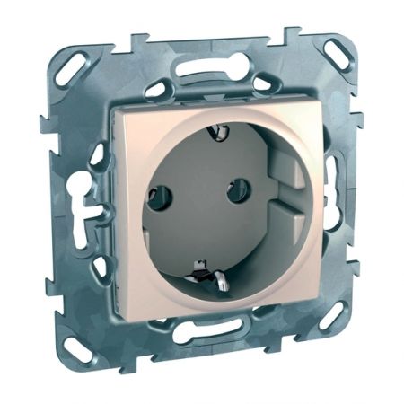 (MGU5.036.25ZD) РОЗЕТКА UNICA З ЗАЗЕМЛ.СЛ.К.