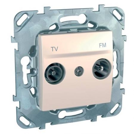 (MGU5.451.25ZD) РОЗЕТКА UNICA TV+R ІНД.СЛ.К.