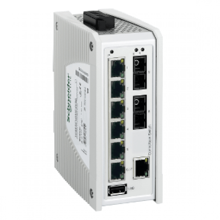 (TCSESPU093F2CS0) ConneXium Premium НЕКЕР.КОМУТ.7TX/2FX-SM