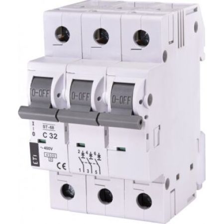 (2185319) Авт. выключатель ST-68 3p C 32А (4,5 kA), ETI