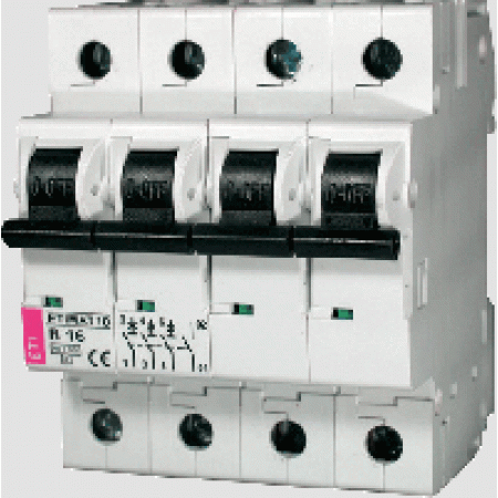 (2156720) Авт. выключатель ETIMAT 10  3p+N D 40А (10 kA), ETI