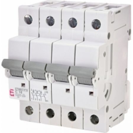 (272040108) Авт. выключатель ETIMAT P10 3p+N B 20A (10kA), ETI