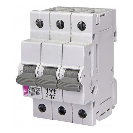 (276340101) Авт. выключатель ETIMAT P10 3p+N B 63A (10kA), ETI