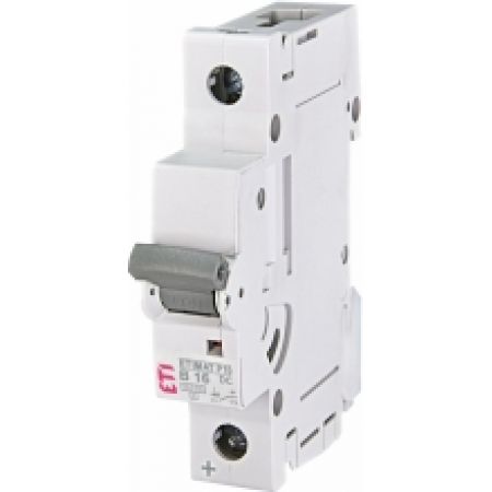 (261600100) Авт. выключатель ETIMAT P10 DC 1p B 16A (10 kA), ETI