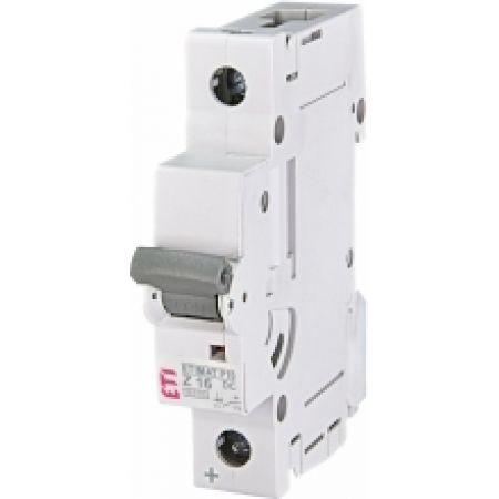 (261604104) Авт. выключатель ETIMAT P10 DC 1p Z 16A (10 kA), ETI