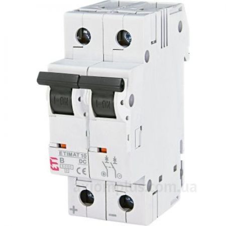 (2128721) Авт.выключатель  ETIMAT 10  DC 2p  В 50A (6 kA), ETI