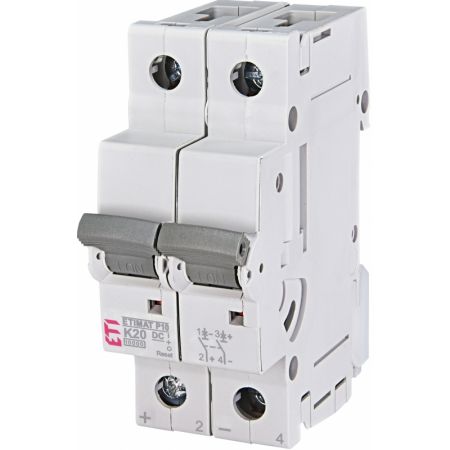 (692023103) Авт. выключатель ETIMAT P10/R-DC 2p K 20A (10kA), ETI