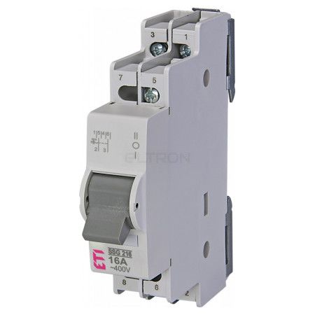 (760621109) Переключатель SSG 216 2p 16A (1-0-2), ETI