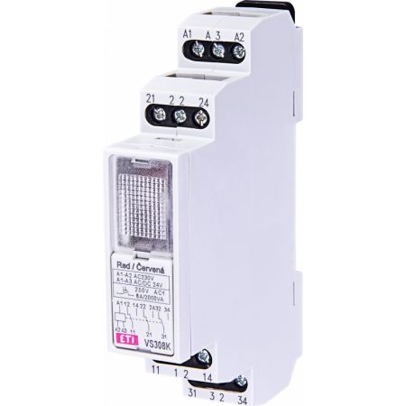 (2471204) Промежуточное реле VS308K 24/230V (3x8A_AC1), ETI