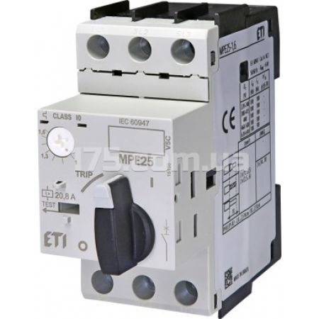 (4648006) Авт. выключатель защиты двигателя MPE25-1,6, ETI