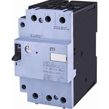 (4646630) Авт. выключатель защиты двигателя MSP1-52 (22 kW, 36-52A), ETI