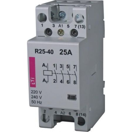 (2462350) Контактор R 25-04 230V AC 25A (AC1), ETI