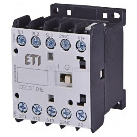 (4641059) Контактор миниатюрный  CEC 07.01 110V AC (7A; 3kW; AC3), ETI