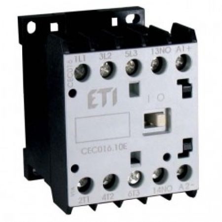 (4641211) Контактор миниатюрный  CEC 09.4Р 24V DC (9A; 4kW; AC3) 4р (4 н.о.), ETI