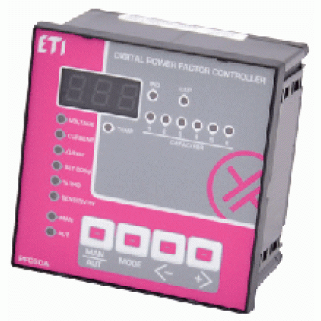 (4656575) PFC- 6DB3 - регулятор реактивной мощности, 3F, 6 ступеней, 144x144, (400V), ETI