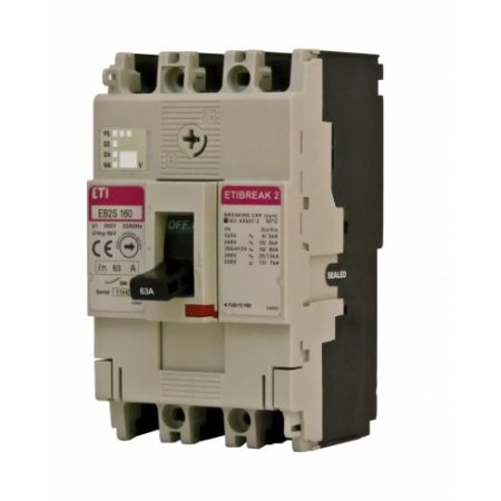 (4671832) Авт. выключатель EB2S 160/3SF 50A 3P (25kA фикс.настр.), ETI
