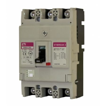 (4671864) Авт. выключатель EB2S 250/3HF 200A (40kA, фикс./фикс.) 3P, ETI