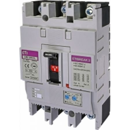 (4671072) Авт. выключатель EB2 250/3L 200А 3р (25кА), ETI
