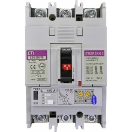 (4671302) Авт. выключатель EB2 250/3E 125А 3р (70кА), ETI