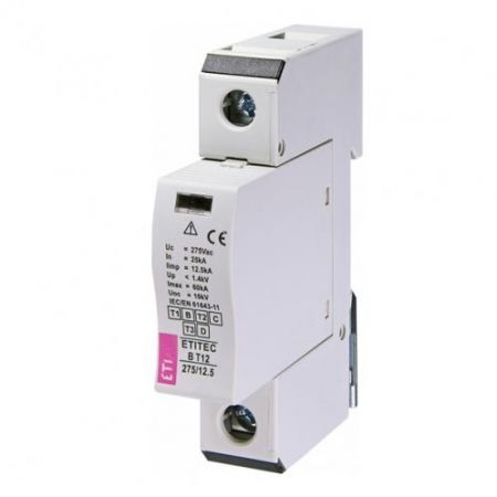 (2440313) Ограничитель перенапряжения ETITEC B T12 275/12,5 (1+0) 1p, ETI