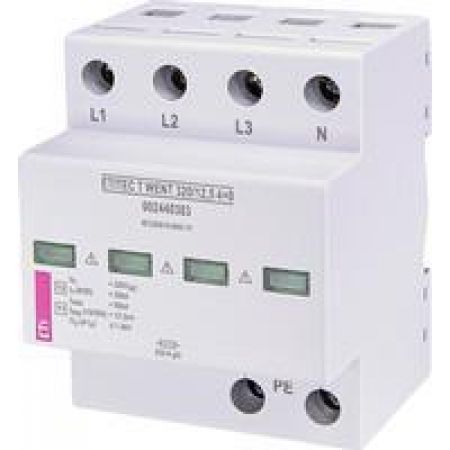 (2440385) Ограничитель перенапряжения ETITEC T WENT  320/12,5 (2+0, 2p, TNC-S) RC, ETI
